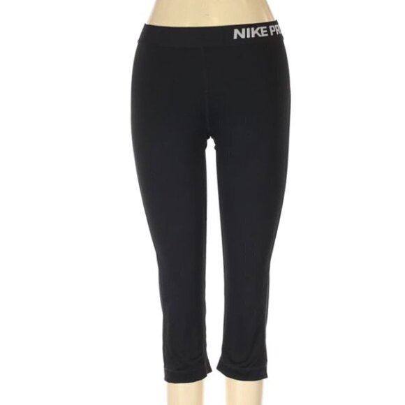 Nike Pro Black Dri-Fit Leggings Small - Picture 2 of 8